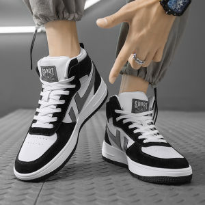 High-Top Shoes Mens 2024 New Arrival Summer Breathable Casual Sneaker Mens Trendy Easiest for Match Teen Board Shoes Mens Shoes
