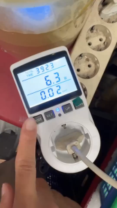 Pengukur Power Daya Volt Listrik Ukur Biaya PLN Watt Meter with Backlight Lampu AC KWH Voltmeter