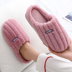 Dép Bông Nhung Mùa Thu Đông 2025 Mới Cho Nữ Dép Bông Nhung Trong Nhà Ấm Áp Êm Ái Chống Trượt Dép Bông Nhung Cho Nam