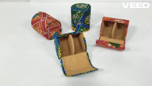 Multicolored Return Gift Bangle Organizer Box for Women | Shagun Gift Bangles Storage Case | Traditional Jewelry Holder (Size - 4 Inch | Pack of 1 Pc)