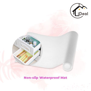iDeal Home Non-Slip Waterproof EVA Drawer Mat Cupboard Cabinet Fridge Pad Anti-Fouling Anti-Moisture Mat Non-Slip Mat Pad Paper
