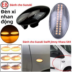 2 Chiếc Năng Động LED Bên Cột Mốc Đèn Repeater Đèn Cho Fiat Sedici Suzuki Grand Vitara Jimny Swift SX4 Vitara XL7 - T10 Giao Diện