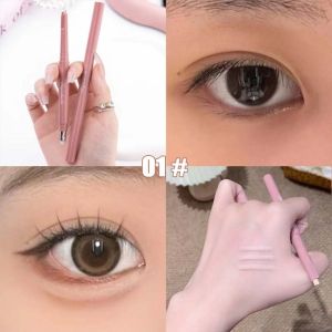 Bút Kẻ Mắt Hai Màu Chống Nước Làm Sáng Vùng Da Dưới Mắt Tạo Khối & Làm Nổi Bật Vùng Mắt Hiệu Ứng Lấp Lánh Tự Nhiên Chất Lì Satin