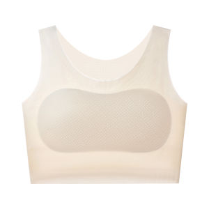 MiiOW | เสื้อกั๊กผ้าไหมน้ำแข็งแบบบางเฉียบสำหรับผู้หญิง ทรงเข้ารูป ทรงเข้ารูป ด้านหลังสวยงาม ชุดชั้นในแบบอเนกประสงค์ ฤดูร้อน 2025