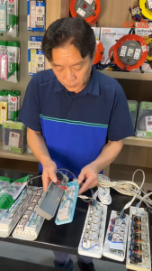 SUNTECH ปลั๊กไฟ ชุดปลั๊กพ่วงพาสเทล  3ช่อง  1สวิตซ์  3x0.75sq.mm. 10Amp. ยาว 3 เมตร 2200w.  มาตรฐาน มอก.