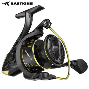 Kastking | KastKing Sharky X Spinning Reel 18KG Max Drag 10+1 Stainless Bearings Oversize Shaft Reel for Saltwater & Freshwate