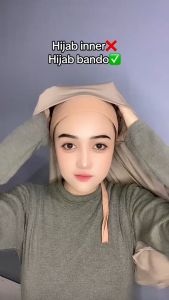 KERUDUNG PASMINA TERVERIAL BANDO Pashmina Instan Iner Inara Mleyot Jersey Premium By Nararya Nilfashion