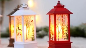 Christmas Flame Light Hanging Lantern Snowman Night Light Christmas Decor Decor For Home Christmas Tree Ornament Xmas Gifts