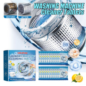 Washing Machine Cleaner Tablets Drum Washer Deep Clean Dirt Dissipates Odors Fast Dissolving Long-lasting Fragrance 20/40/60PCS