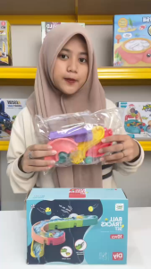 Mainan Anak BALL TRACKS SET 10PCS 6688-360 Mainan Jalur Air Seluncuran Bola Mandi Air Anak Mainan Anak Perempuan - Mainan Anak Laki Laki