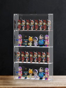 Blind Box Storage Display Rack Wall-Mounted Transparent Pop Mart Baby Doll Dustproof Hand Office Display Box Large Capacity