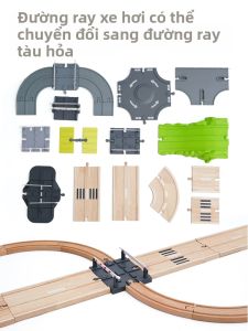 LEKU | Phụ Kiện Đường Ray Xe Tàu Đồ Chơi Giáo Dục cho Trẻ 2 Tuổi Trở Lên
