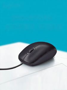 Logitech | USB Wired Mouse for Desktop and Laptop Home Office Gaming Left-Handed Durable