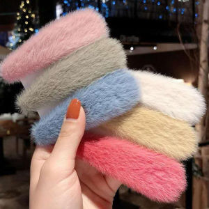 【Pharaoh🎀COD】Korea ins jepit rambut BB klip mink rambut tepi klip kata kartu rambut mewah wanita bersih merah poni klip patah jepit rambut