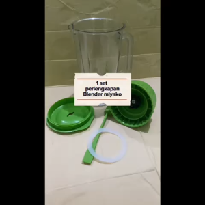 Fullset Blender Miyako Baru / Gelas + Mounting JUS Blender MIYAKO model BARU / Gelas + Pisau Blender SET Juice kopel model PLASTIK / KARET