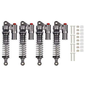 4Pcs Aluminum Piggyback Shock Absorber Hole To Hole 93mm for 1/10 RC Crawler Axial SCX10 Tamiya CC01 90046 D90 Replacement Parts