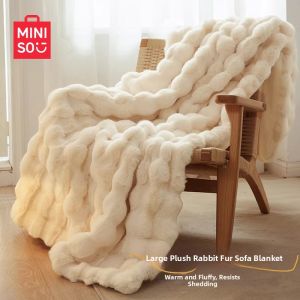 Miniso | Luxurious Anti-Slip Single Person Sofa Blanket