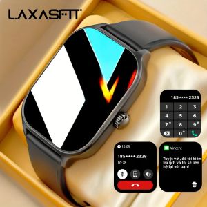Đồng Hồ Thông Minh LAXASFIT H9 Dành Cho Nam Nữ Cuộc Gọi Bluetooth Theo Dõi Sức Khỏe Đồng Hồ Tùy Chỉnh Mặt Đồng Hồ Theo Dõi Nhịp Tim Theo Dõi Giấc Ngủ