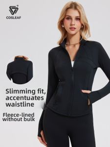 COSLEAF | Warm Fleece Slimming Womens Sport Jacket