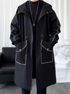 JIARONG | Men New Spring Long Outerwear Jacket
