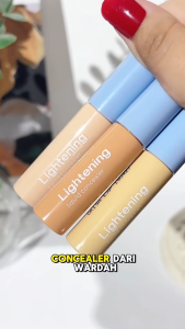(2 IN 1 HALAL MAKEUP & SKINCARE ) Wardah Lightening CONCEALER SPF 35 PA+++ -6g - Medium-High Coverage