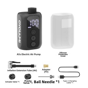 CYCLAMI | Mini Portable High-Pressure Electric Bike Pump with Display
