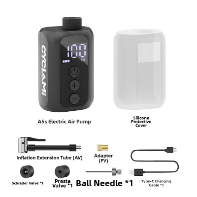 CYCLAMI | Mini Portable High-Pressure Electric Bike Pump with Display