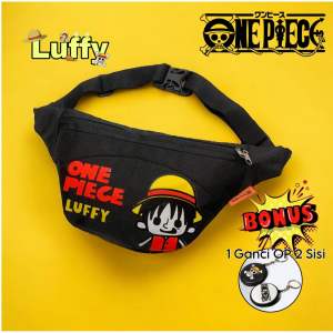 Tas Selempang Anak Laki Laki Anime One Piece Luffy Waist bag Kids Boy Terbaru