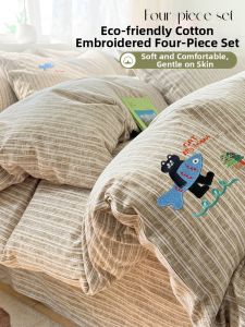 Suxuan | Ins Style Bedding Set Cotton Linen