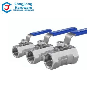 CANGJIANG | 304 Stainless Steel One-piece Ball Valve 1/4 inch 3/8 inch 1 inch 2 inches DN15 DN25 DN50