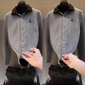 Áo Sweater Mô Típ Gai Cổ Bẻ Thời Trang