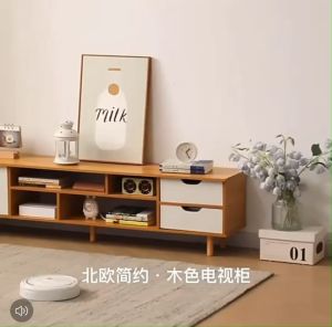 ชุย ชูมูกกระชับ คลิป ชั้นวางทีวี ชั้นไม้วางของ อเนกประสงค์ มีลิ้นชักเก็บของ, ขาตู้ยกสูง ทำความสะอาดง่าย มี 2 ขนาด สมบูรณ์และสมบูรณ์สูง ภาพและวิดีโอ