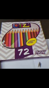 Lolliz 72 Color Pencil Pensil Warna 72 Colour #ColorPencil #7224 #Lolliz #Wood #PensilWarna #Art #Coloring