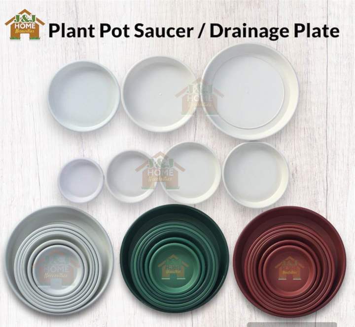 Indoor Outdoor Plant Tray for Pot Saucer Drainage Plate Catch Plate
