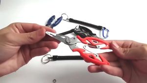 COD Tang Kail Pancing Pesca Stainless Hook Remover with Carabiner Murah Kuat Awet Anti Karat