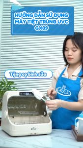MÁY TIỆT TRÙNG UV - SẤY KHÔ - ÚP BÌNH VÀ BẢO QUẢN VÔ TRÙNG GLUCK BABY (CHÍNH HÃNG)