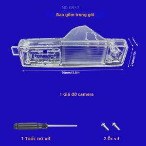 Vỏ Đèn Biển Số Xe HD Với Giá Đỡ Camera Lùi Cho Toyota Highlander Hiace Kluger 2009-2013