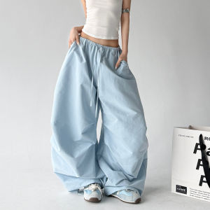 MUYUZI | Loose Wide-leg Casual Pants Navy