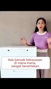 Trove  50CM Plastic Storage Cabinet Rak Multifungsi Loker Wardrobes Kabinet Drawer Lemari Pakaian Laci