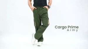 Gizmo Celana Cargo Panjang Prime Green Army