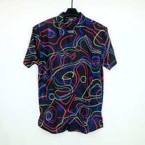 Kemeja Pria/Wanita Dewasa Lengan Pendek| SPOON | Motif - Abstract line