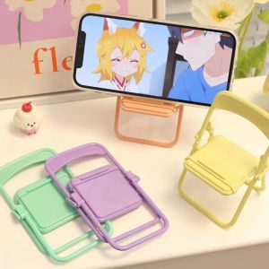 Hàng sẵn có Giá đỡ điện thoại di động giá để bàn ghế nhỏ gấp đồ trang trí để mặt bàn Giá để điện thoại di động