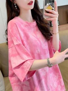 Áo Thun In Màu Dày Rộng oversized