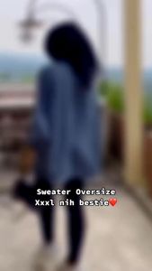 XXXL BATWING SWEATER BASIC POLOS OVERSIZE | SWEATER OBLONG WANITA BIGSIZE