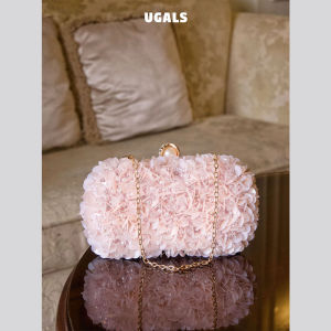 UGALS | French Fairy Beads Sequins Pearls Floral Handbag