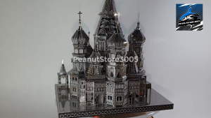 [Chưa Lắp] Mô Hình 3D Kim Loại Lắp Ráp Nhà Thờ Thánh Basil