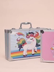 Childrens paintbrush gift box set washable art painting tools crayons aluminum set art stationery kindergarten