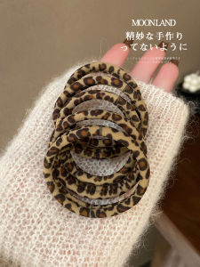 Phong Cách Hàn Quốc Dây Buộc Tóc Họa Tiết Da Báo Thời Trang Dây Buộc Tóc Cơ Bản Dây Buộc Tóc Bằng Vải Dây Buộc Tóc Phụ Kiện Tóc