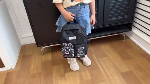 Tas Ransel Anak Perempuan Premium Nilon Karakter Rabbit TA2409 / Backpack Bunny Kelinci Anak Perempuan Korea / Tas Punggung Sekolah TK SD Paud Anak Perempuan