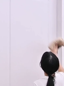 Alat Pel Putar Lantai Segitiga Kain Pel Praktis Alat Pembersih Dinding/Kaca Mop Peras Air Otomatis Alat Pel Pembersih Lantai Segitiga Serbaguna